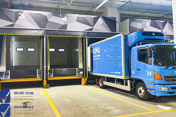 香港冷链物流园充气门封